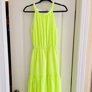 Lilly Pulitzer Alda midi dress in prickly pear yellow
